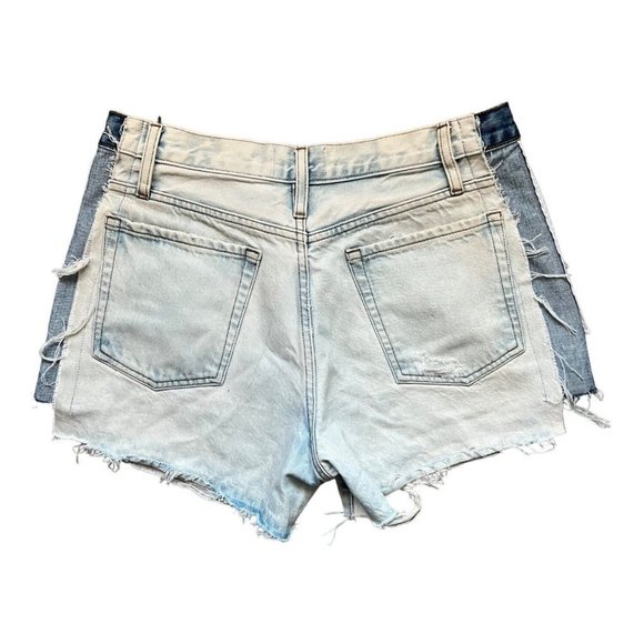 Frame denim reverse side relaxed short talia sz 26 but fits like 28 RUNS LARGE - Picture 2 of 5